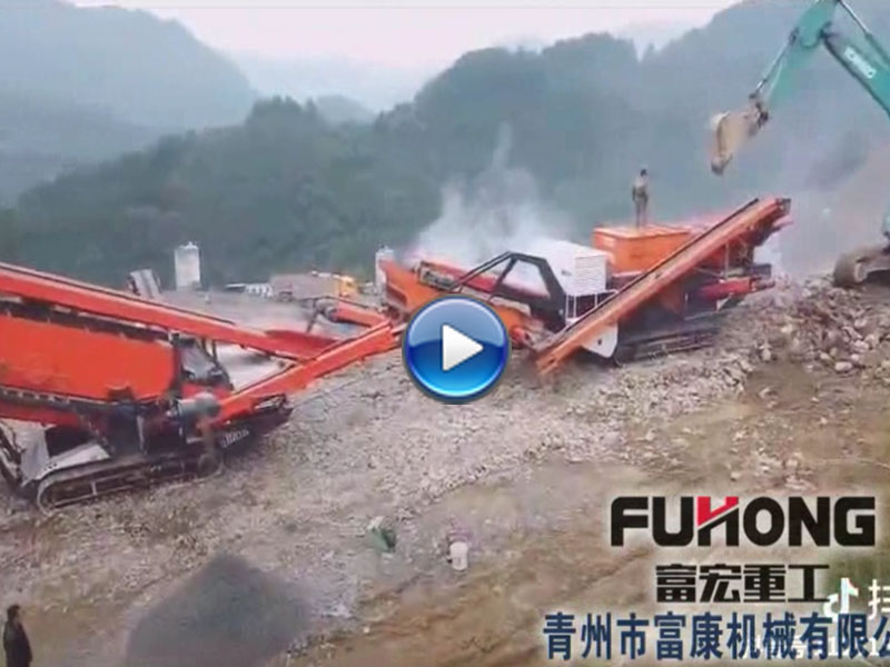 云南大产量移动绿巨人视频官网站+筛分设备生产现场